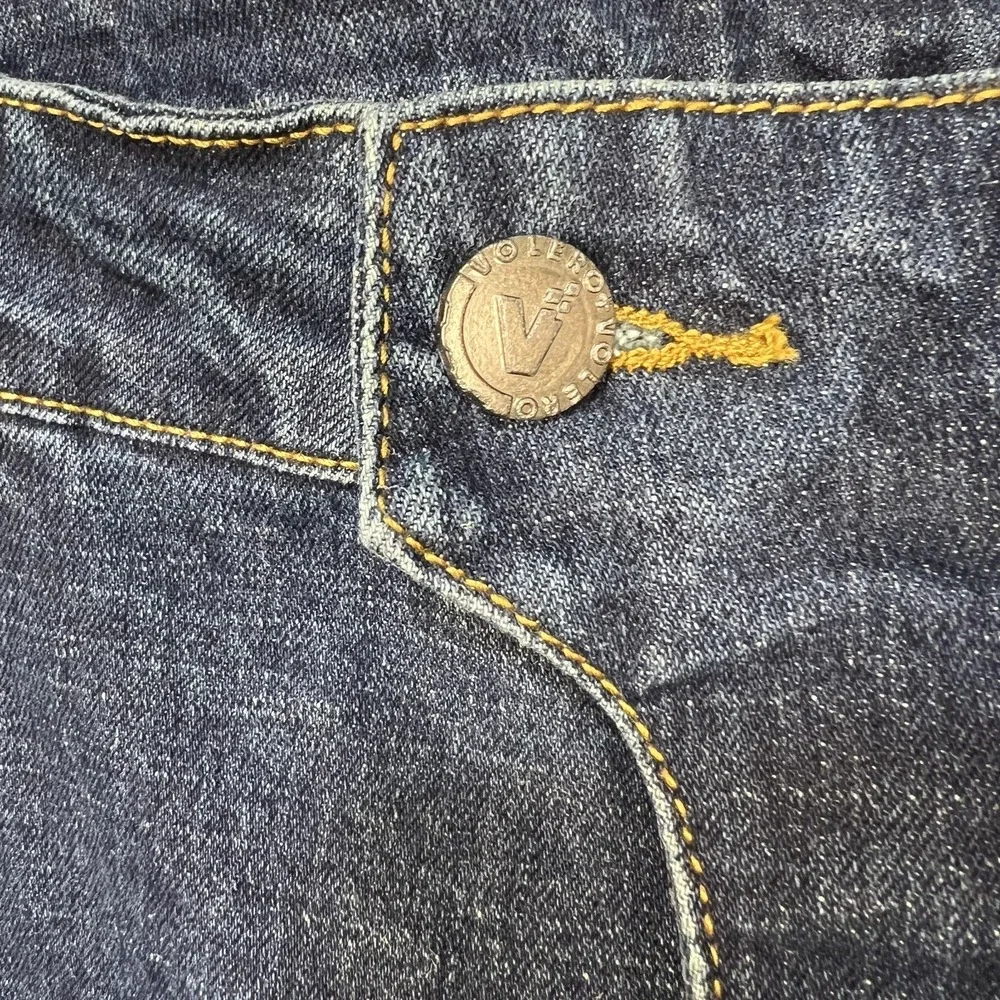 VOLERO Denim‎ Motorcycle Jeans Mens 38/31 EU 2XL Med Wash Deep Knee Pockets Moto
